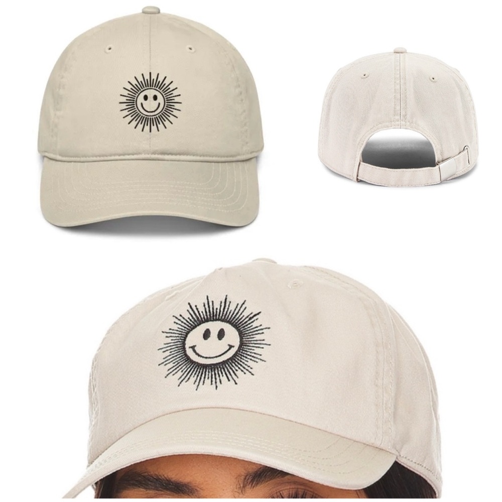 Spiritual Gangster Cream Sunburst Hat